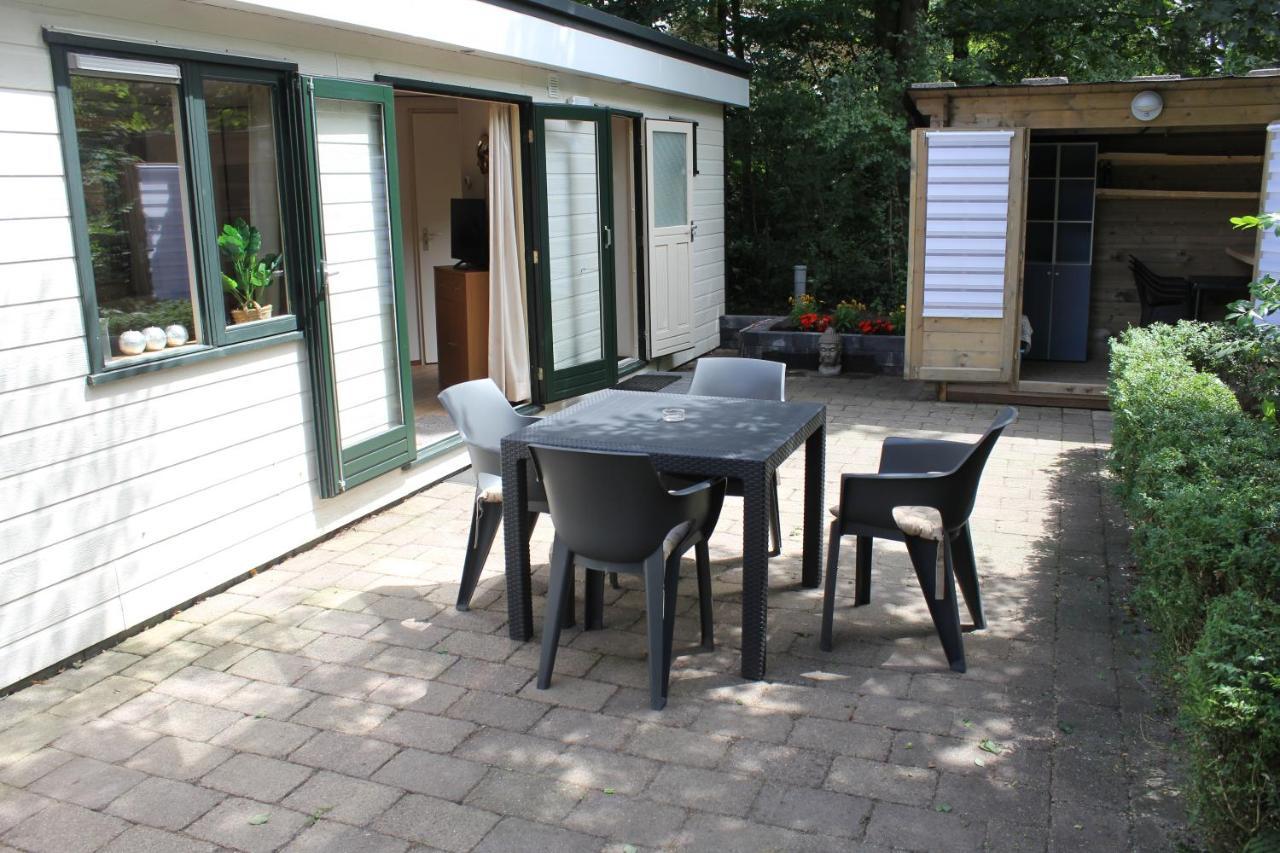 Sfeervolle Chalet Met Terras, H14 De Veldkamp, Epe, Voor 4 Personen别墅 外观 照片