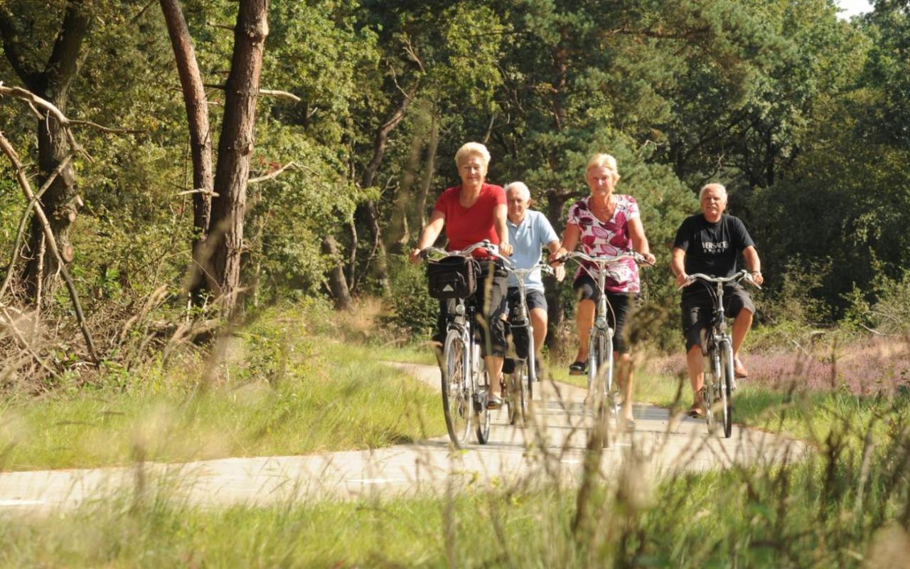 Sfeervolle Chalet Met Terras, H14 De Veldkamp, Epe, Voor 4 Personen别墅 外观 照片